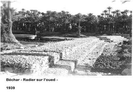 Radier sur l'oued