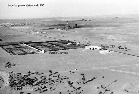 Vue aérienne de la ferme