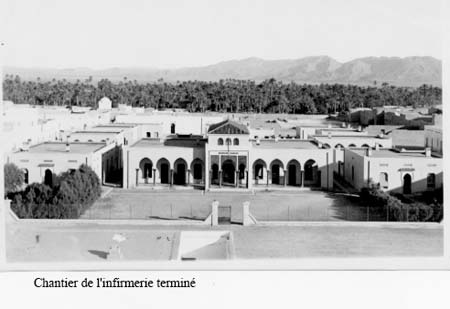 Le chantier de l'infirmerie terminé