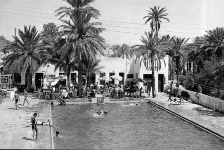 La piscine dans les années 50